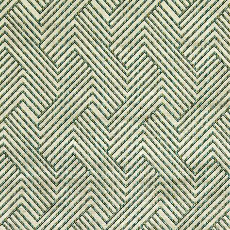Clarke & Clarke Urban Fabrics Grassetto Fabric - Peacock - F1684/04 - Image 1