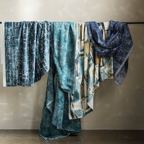 Clarke & Clarke Vivido Fabrics Dipinto Fabric - Teal - F1692/04 - Image 4