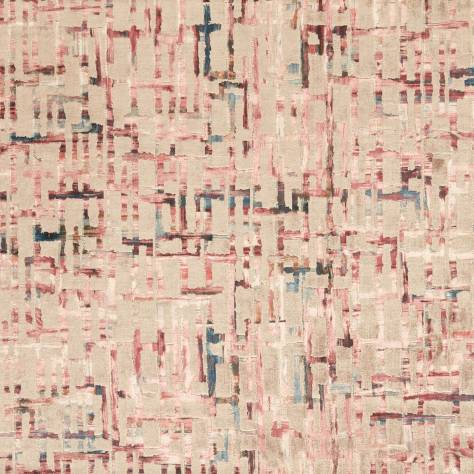 Clarke & Clarke Vivido Fabrics Quadrata Fabric - Blush/Natural - F1697/01