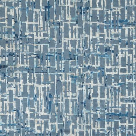 Clarke & Clarke Vivido Fabrics Quadrata Fabric - Midnight - F1697/04 - Image 1