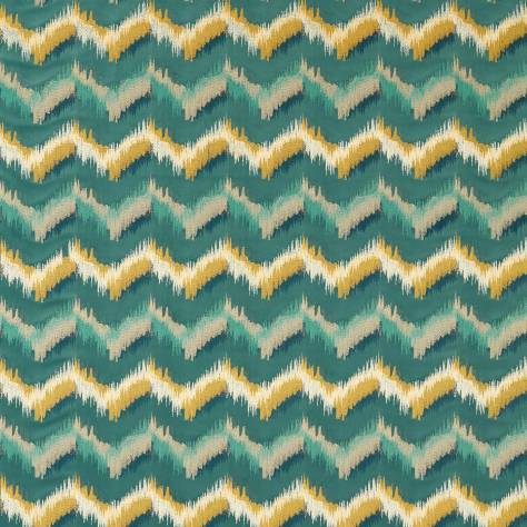 Clarke & Clarke Vivido Fabrics Sagoma Fabric - Teal - F1698/05 - Image 1