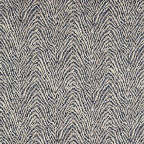 Clarke & Clarke Breegan Jane Fabrics Manda Fabric - Midnight/Linen - F1712/02 - Image 1