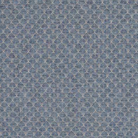 Clarke & Clarke Evora Fabrics Trelica Fabric - Denim - F1724/02