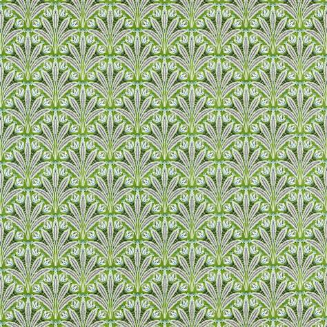 Clarke & Clarke Secret Garden Fabrics Attingham Fabric - Cobalt/Green - F1734/01 - Image 1