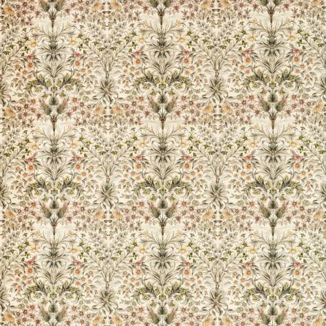 Clarke & Clarke Secret Garden Fabrics Mirabell Fabric - Natural/Blush - F1737/02 - Image 1