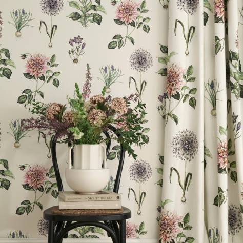 Clarke & Clarke Secret Garden Fabrics Roseraie Fabric - Blush - F1738/01 - Image 2