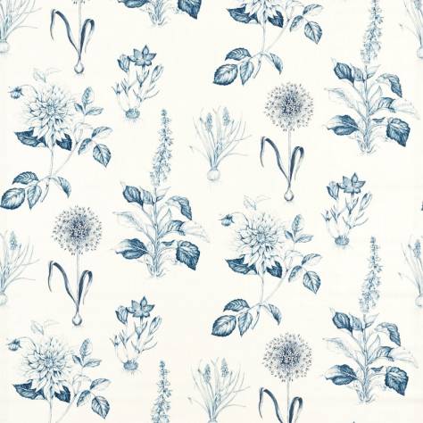 Clarke & Clarke Secret Garden Fabrics Roseraie Fabric - Midnight - F1738/04
