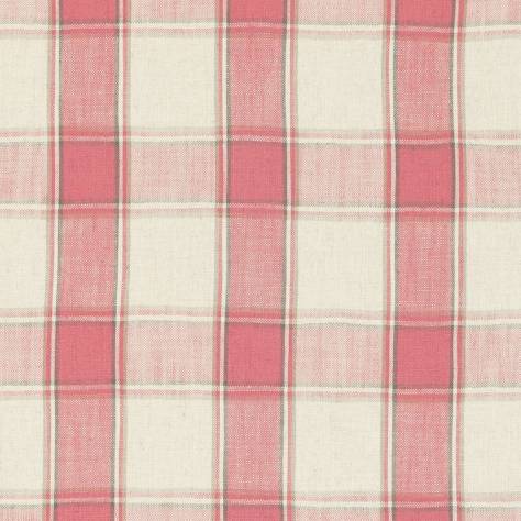 Clarke & Clarke Fairmont Fabrics Montrose Fabric - Raspberry - F0586/04