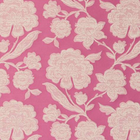 Clarke & Clarke Ribble Valley Fabrics Downham Fabric - Raspberry - F0598/05 - Image 1