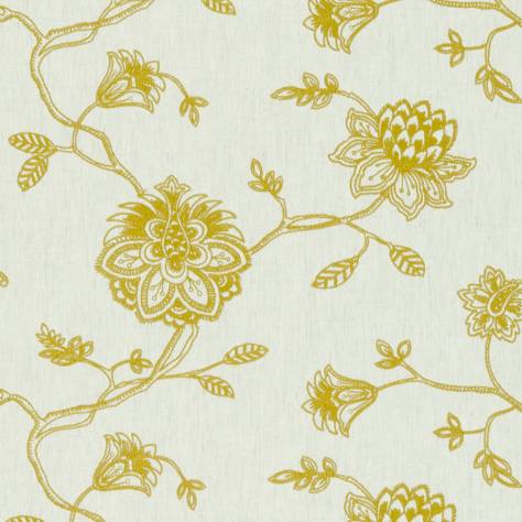 Clarke & Clarke Ribble Valley Fabrics Whitewell Fabric - Citrus - F0602/01 - Image 1