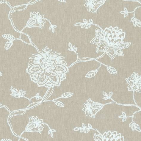 Clarke & Clarke Ribble Valley Fabrics Whitewell Fabric - Natural - F0602/05 - Image 1