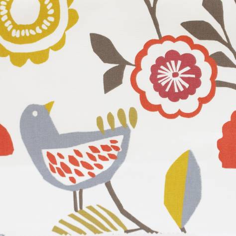 Studio G Wilderness Fabrics Folki Fabric - Indigo/Cranberry - F0990/03 - Image 1
