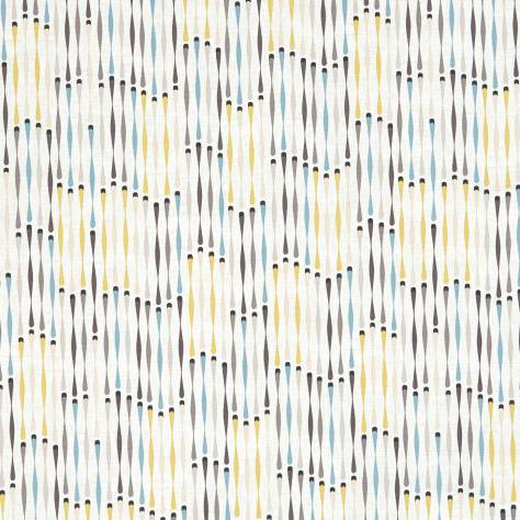 Studio G Octavia Fabrics Cassandra Fabric - Charcoal/Chartreuse - F1063/01 - Image 1