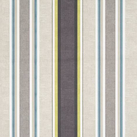Studio G Octavia Fabrics Luella Fabric - Charcoal/Chartreuse - F1065/01 - Image 1