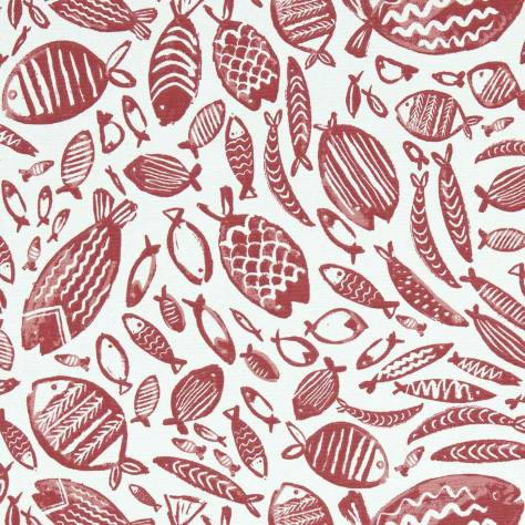 Studio G Land & Sea Fabrics Trawler Fabric - Red - F1194/04 - Image 1