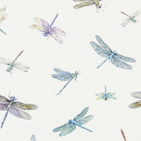 Studio G Village Life Fabrics Dragonflies Fabric - Cream - F1264/01 - Image 1