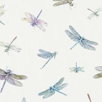 Dragonflies Fabric - Cream