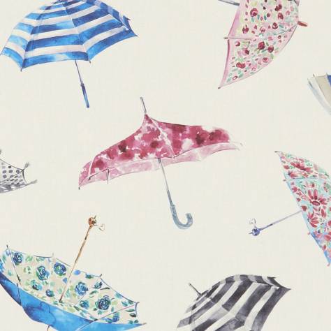 Studio G Village Life Fabrics Umbrellas Fabric - Cream - F1274/01 - Image 1