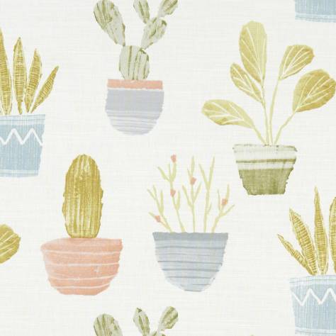 Studio G Roof Garden Fabrics Cactus Fabric - Pastel - F1233/04 - Image 1