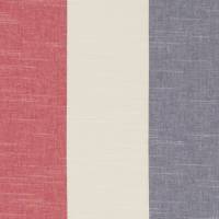 Buckton Fabric - Denim/Red