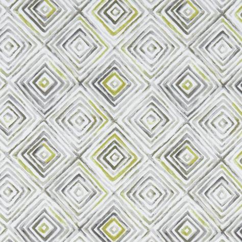 Studio G Palmero Fabrics Otis Fabric - Chartreuse / Charcoal - F1359/01 - Image 1
