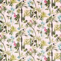 Palm Fabric - Blush/Velvet