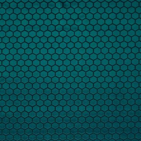 Studio G Illusion Fabrics Hexa Fabric - Peacock - F1565/05 - Image 1