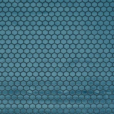 Studio G Illusion Fabrics Hexa Fabric - Teal - F1565/09 - Image 1