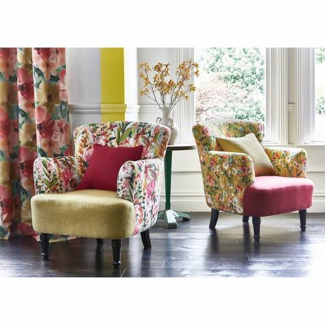 Studio G Floral Flourish Fabrics Hydrandea Fabric - Spice/Forest - F1576/04 - Image 2