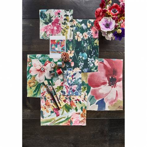 Studio G Floral Flourish Fabrics Thea Fabric - Spice/Forest - F1595/02