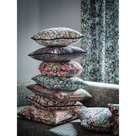 Studio G Ferndene Fabrics Aubrey Fabric - Forest/Raspberry - F1646/01 - Image 3