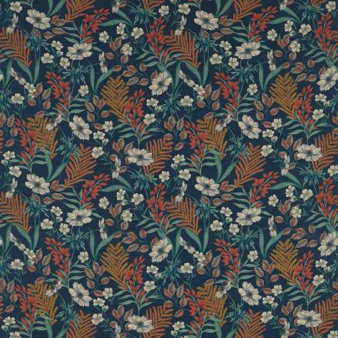 Studio G Ferndene Fabrics Hazelbury Fabric - Midnight/Spice - F1648/03 - Image 1