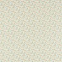 Thetford Fabric - Teal/Spice