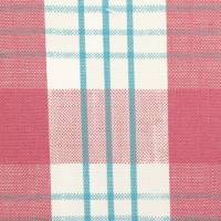 Kelston Check Fabric - Upton Pink