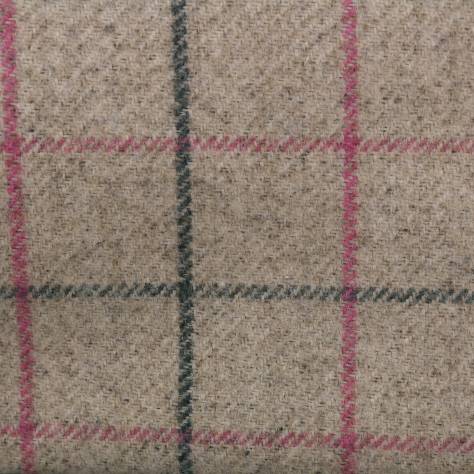 Porter & Stone Balmoral Fabrics Bamburgh Fabric - Fuchsia - BAMBURGHFUCHSIA