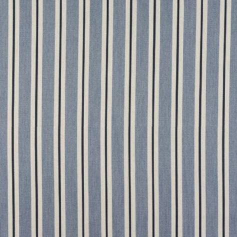 Porter & Stone Appledore Fabrics Arley Stripe Fabric - Denim - PSAPP08