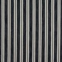 Arley Stripe Fabric - Charcoal