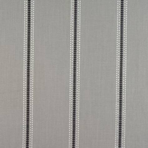 Porter & Stone Appledore Fabrics Bromley Stripe Fabric - Silver - PSAPP21