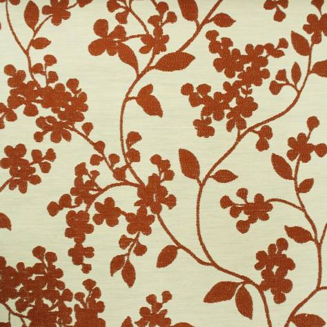 Porter & Stone Gingko Fabrics Sakura Fabric - Burnt Orange - SAKURABURNTORANGE