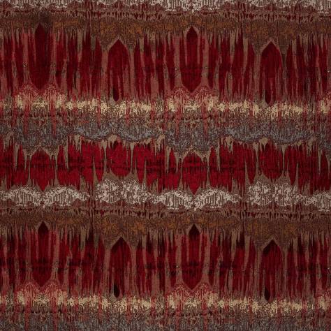 Porter & Stone Elements Fabrics Inca Fabric - Rosso - inca-rosso