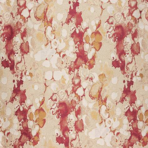 Porter & Stone Elements Fabrics Laverne Fabric - Rosso - laverne-rosso