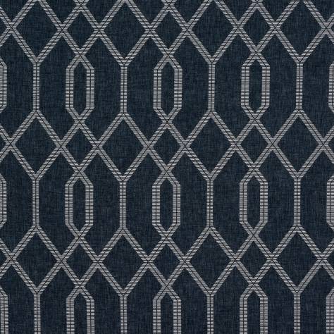 Porter & Stone Hampstead Fabrics Highgrove Fabric - Blue - highgrove-blue