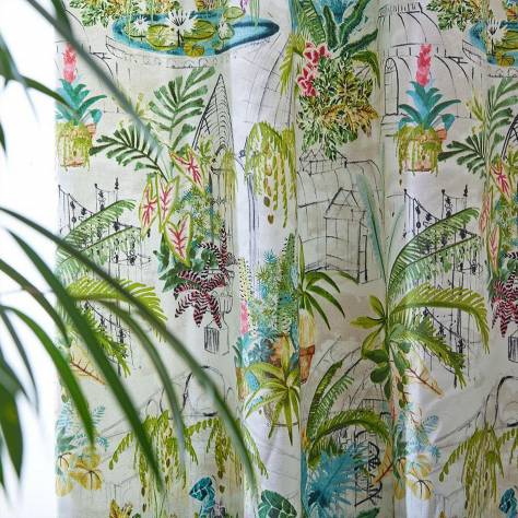 Porter & Stone Glasshouse Fabrics Eden Fabric - Fern - eden-fern