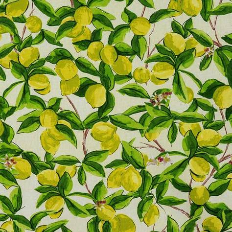 Porter & Stone Glasshouse Fabrics Sorrento Fabric - Lemon - sorrento-lemon - Image 1