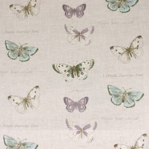 Fryetts Novelty Time Fabrics Butterflies Fabric - Linen - BUTTERFLIESLINEN - Image 1