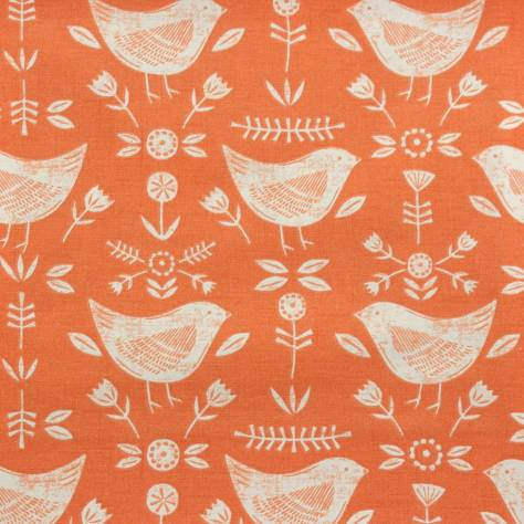Fryetts Scandi Fabrics Narvik Fabric - Burnt Orange - NARVIKBURNTORANGE - Image 1