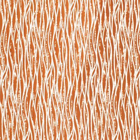 Fryetts Acacia Fabrics Linear Fabric - Burnt Orange - LINEARBURNTORANGE