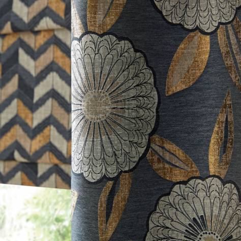 Fryetts Florentina Fabrics Folia Fabric - Heather - folia-heather - Image 4