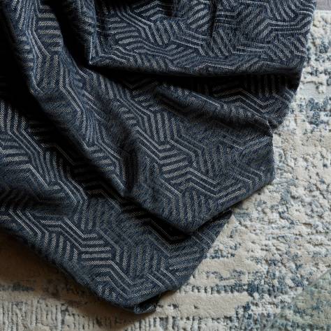 Fryetts Geo Fabrics Santorini Fabric - Teal - santorini-teal