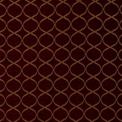Fryetts Geo Fabrics Trellis Fabric - Rosso - trellis-rosso - Image 1